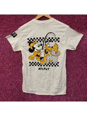 NEFF x Disney Collection Mickey Mouse & Pluto Fishing T-Shirt Small
